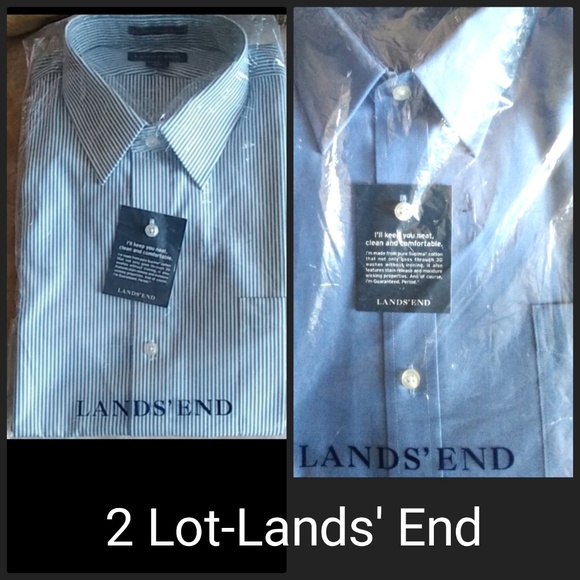 Lands' End Other - NWT 2 Lot Lands End Button Up Shirts